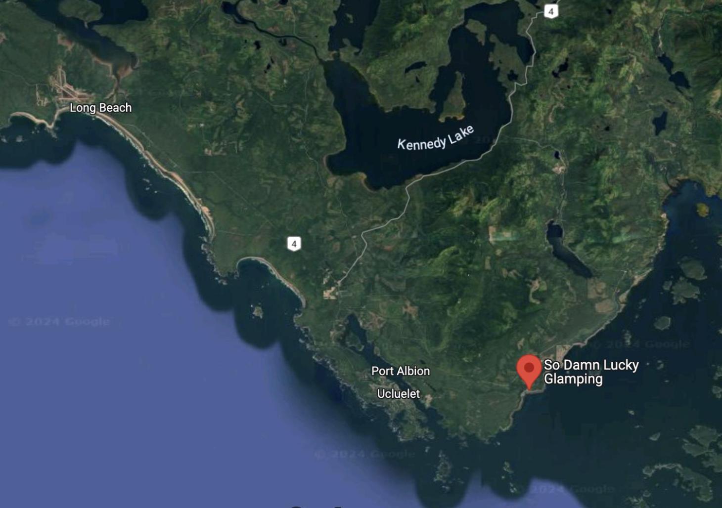 So Damn Lucky Glamping Hotel Ucluelet Eksteriør billede